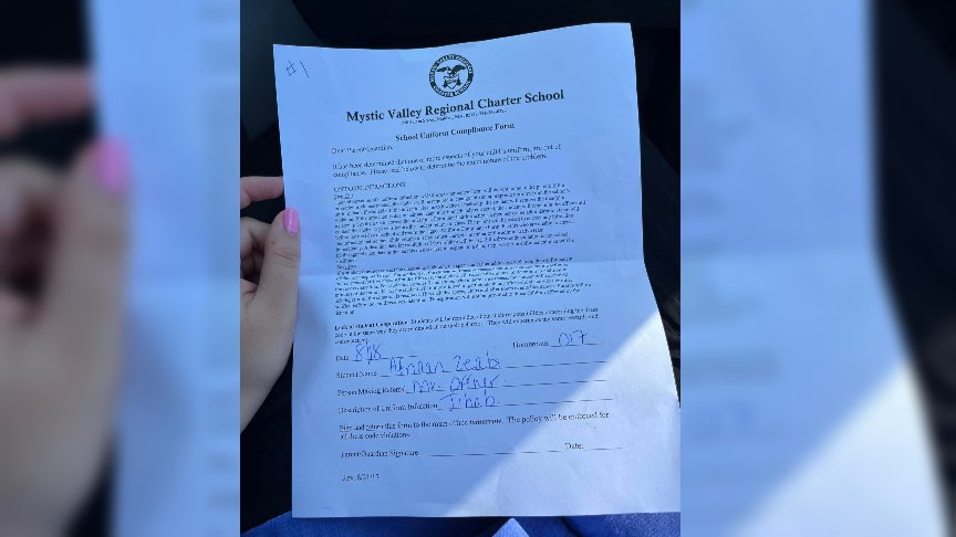 Muslim student was informed that her hijab violated uniform code on the first day of school