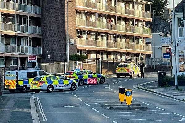 Plymouth mass shouting