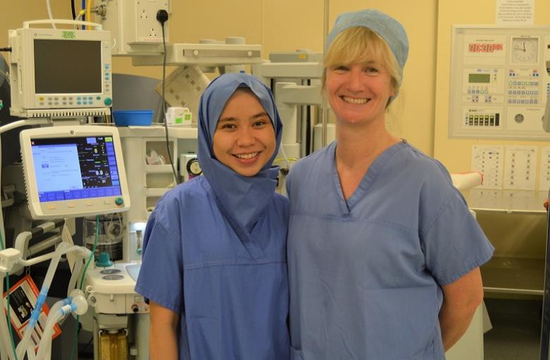 Farah Shaheera Roslan- Disposable surgical Hijab 