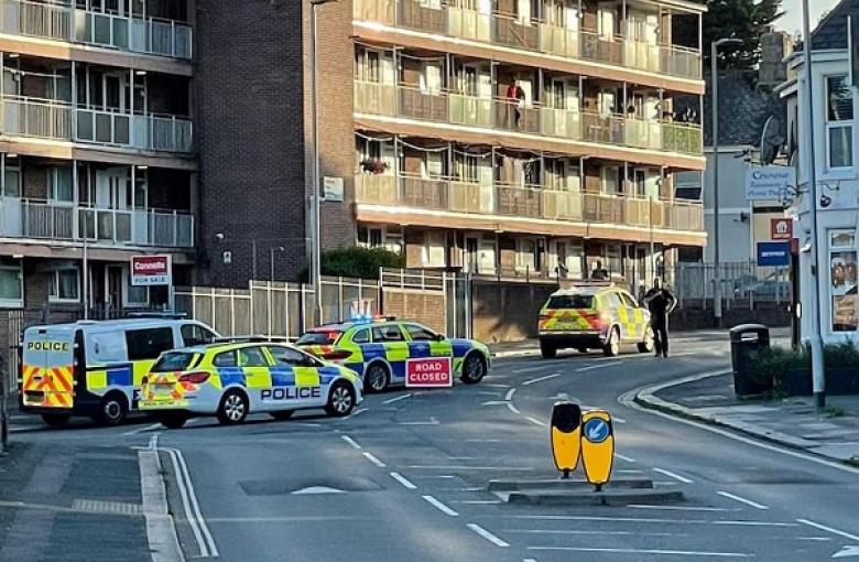 Plymouth mass shouting